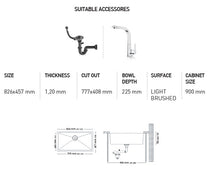 H005 HANDMADE SERIES SINGLE BOWL KITCHEN SINK by Maykromluks | Souqify