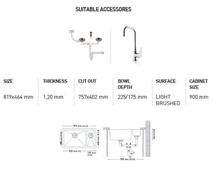 H006 HANDMADE SERIES KITCHEN SINK by Maykromluks | Souqify