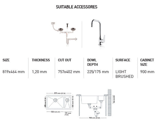 H006 HANDMADE SERIES KITCHEN SINK by Maykromluks | Souqify