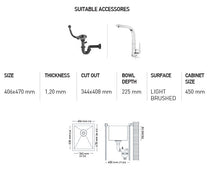 H014 HANDMADE SERIES SINGLE BOWL KITCHEN SINK by Maykromluks | Souqify