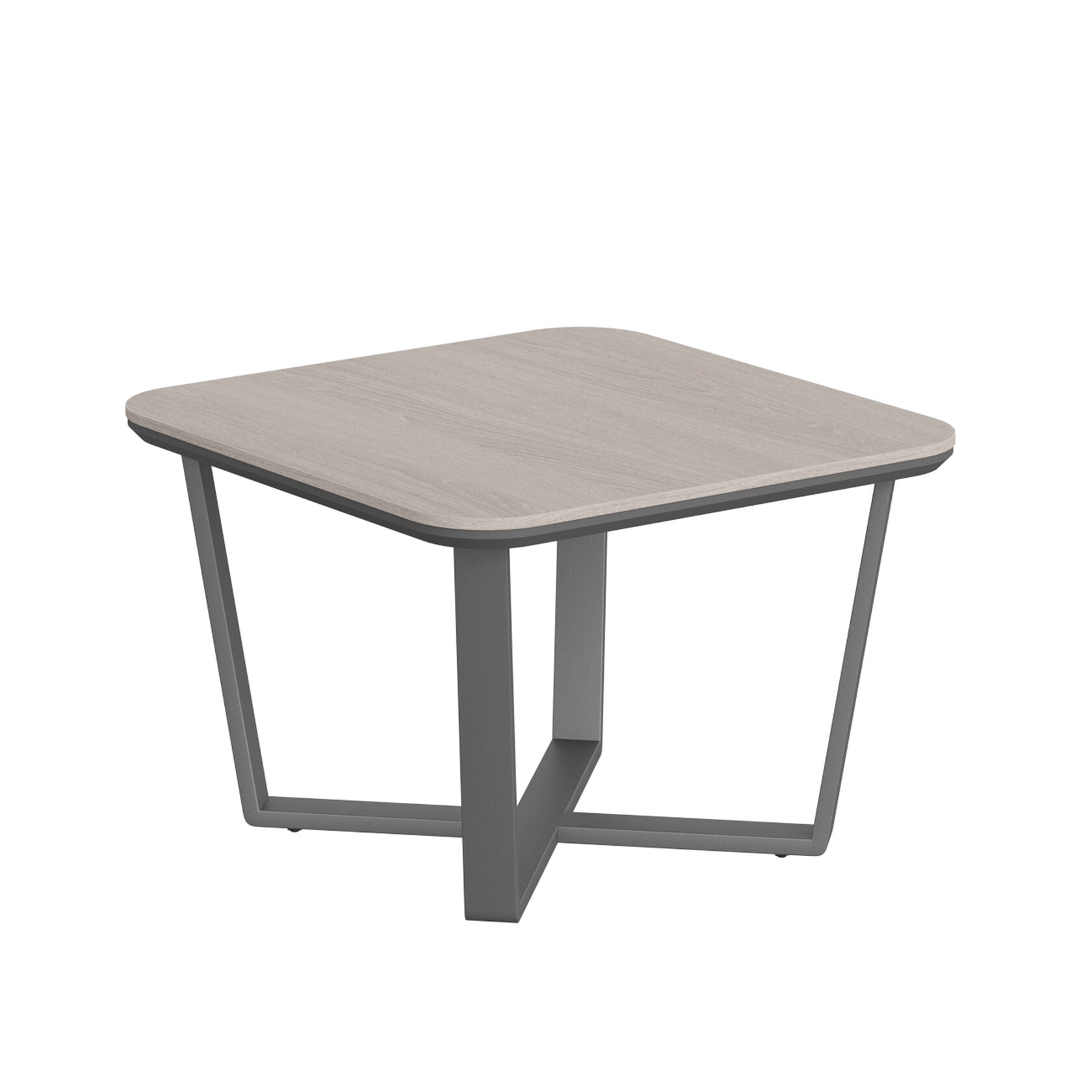 HIGH EXECUTIVE COFFEE TABLE MADE IN 12MM MDF + NATURAL OAK VENEER by Treejar | Souqify