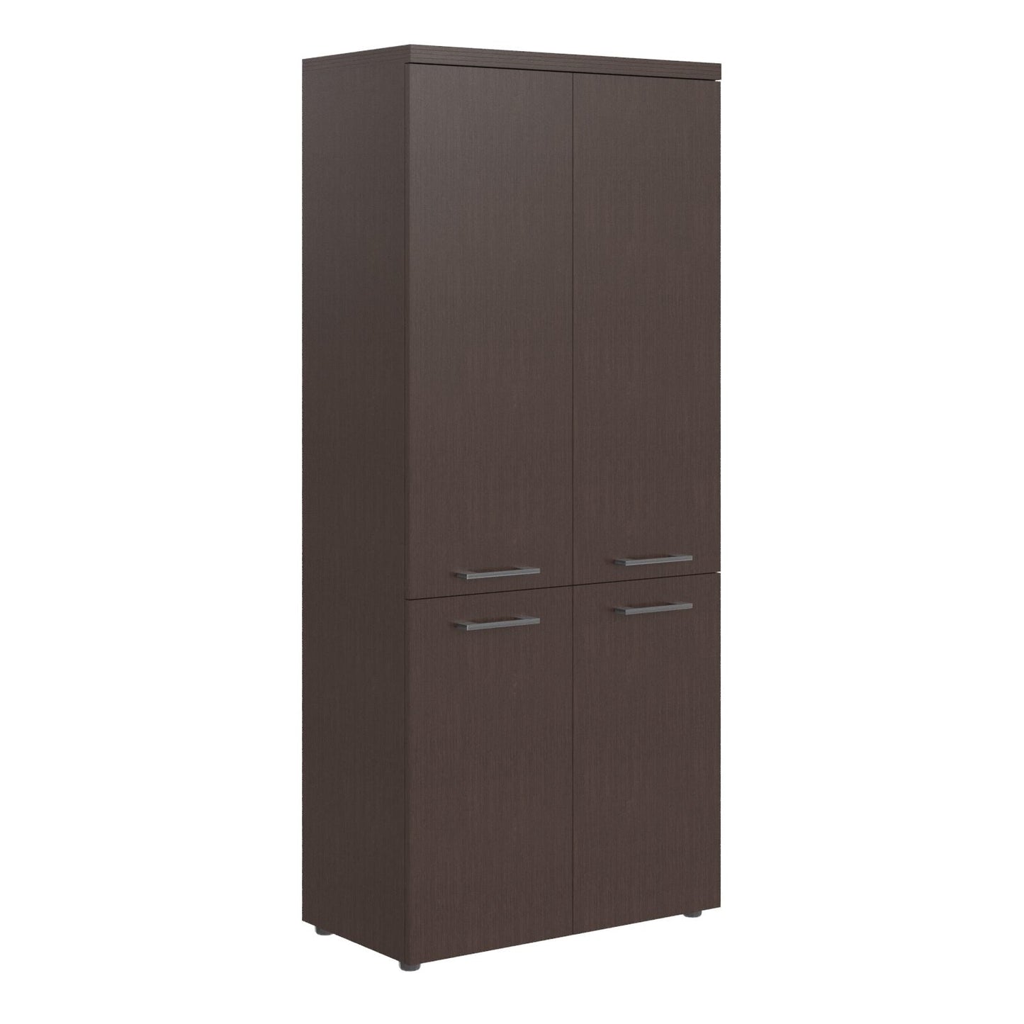 HIGH EXECUTIVE FULL HEIGHT CABINET MADE IN E1 LAMINATE CHIPBOARD WITH WOODEN SWING DOOR AND GLOSSY ACRYLIC 3D 2MM EDGES by Treejar | Souqify