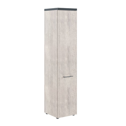 HIGH EXECUTIVE FULL HEIGHT CABINET MADE IN E1 LAMINATE CHIPBOARD WITH WOODEN SWING DOOR AND GLOSSY ACRYLIC 3D 2MM EDGES by Treejar | Souqify