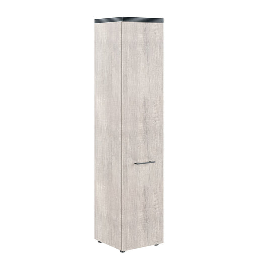 HIGH EXECUTIVE FULL HEIGHT CABINET MADE IN E1 LAMINATE CHIPBOARD WITH WOODEN SWING DOOR AND GLOSSY ACRYLIC 3D 2MM EDGES by Treejar | Souqify