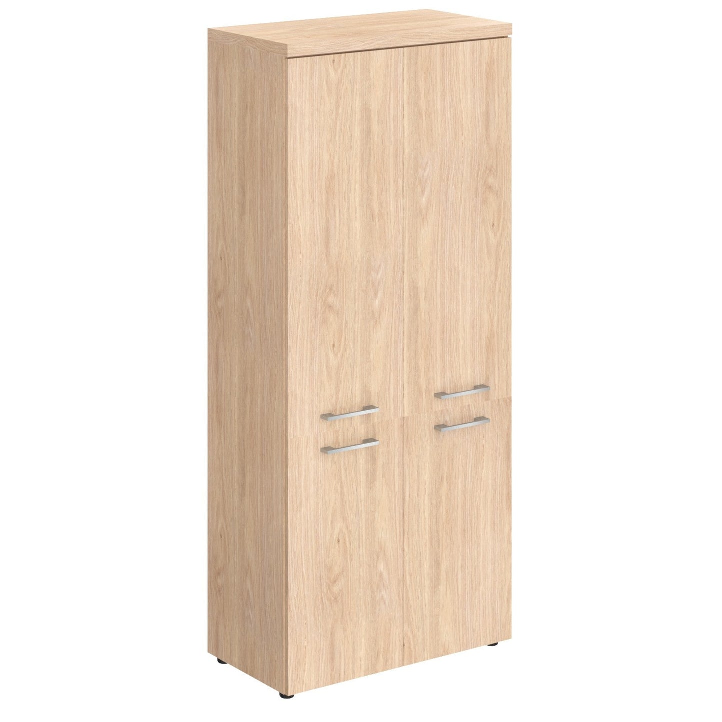 HIGH EXECUTIVE FULL HEIGHT CABINET MADE IN E1 LAMINATE CHIPBOARD WITH WOODEN SWING DOOR AND GLOSSY ACRYLIC 3D 2MM EDGES by Treejar | Souqify