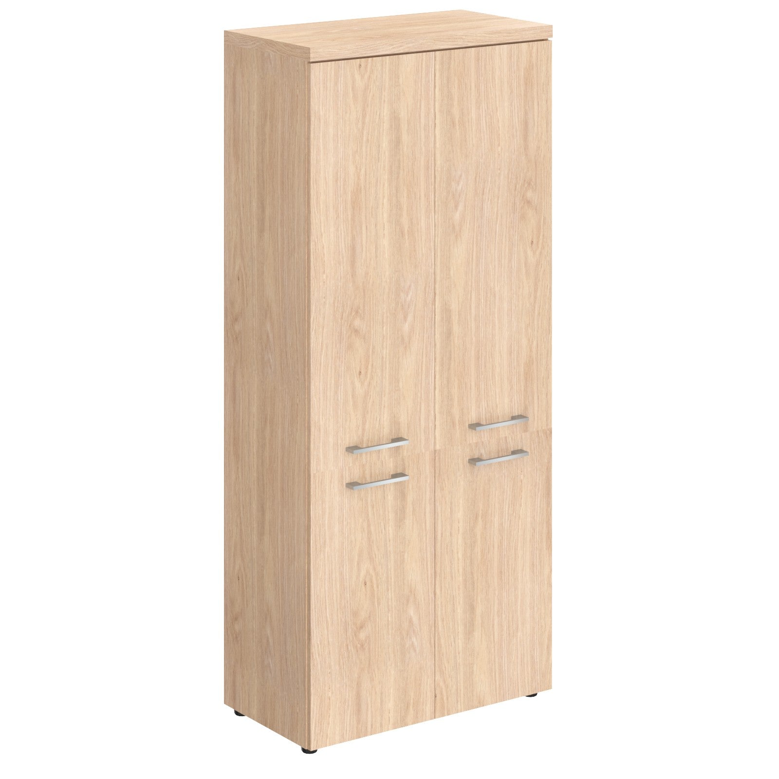 HIGH EXECUTIVE FULL HEIGHT CABINET MADE IN E1 LAMINATE CHIPBOARD WITH WOODEN SWING DOOR AND GLOSSY ACRYLIC 3D 2MM EDGES by Treejar | Souqify