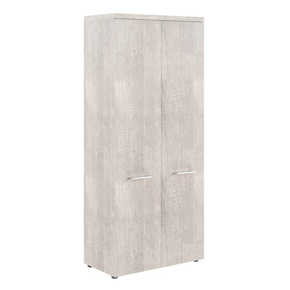 HIGH EXECUTIVE FULL HEIGHT CABINET MADE IN E1 LAMINATE CHIPBOARD WITH WOODEN SWING DOOR AND GLOSSY ACRYLIC 3D 2MM EDGES by Treejar | Souqify