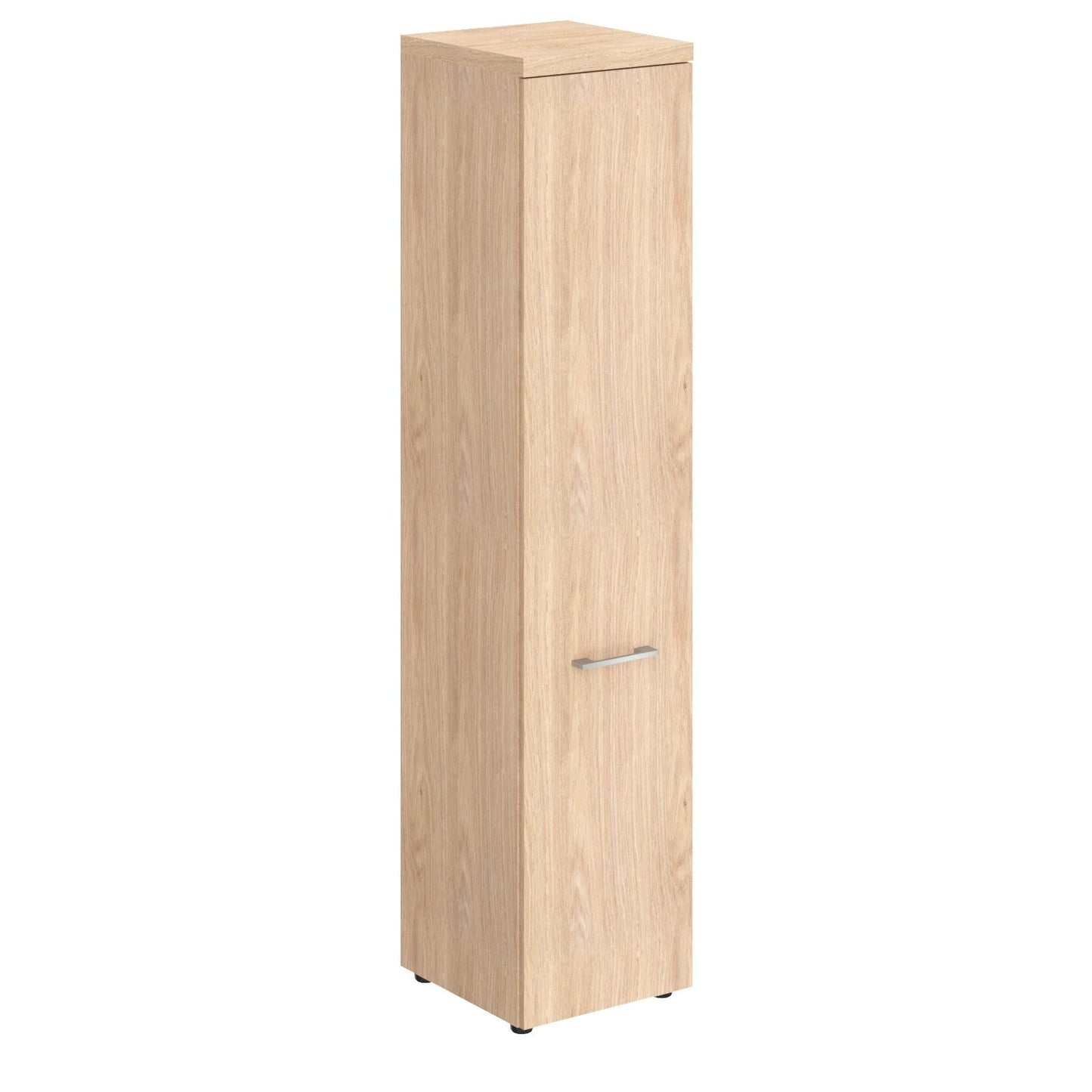 HIGH EXECUTIVE FULL HEIGHT CABINET MADE IN E1 LAMINATE CHIPBOARD WITH WOODEN SWING DOOR AND GLOSSY ACRYLIC 3D 2MM EDGES by Treejar | Souqify