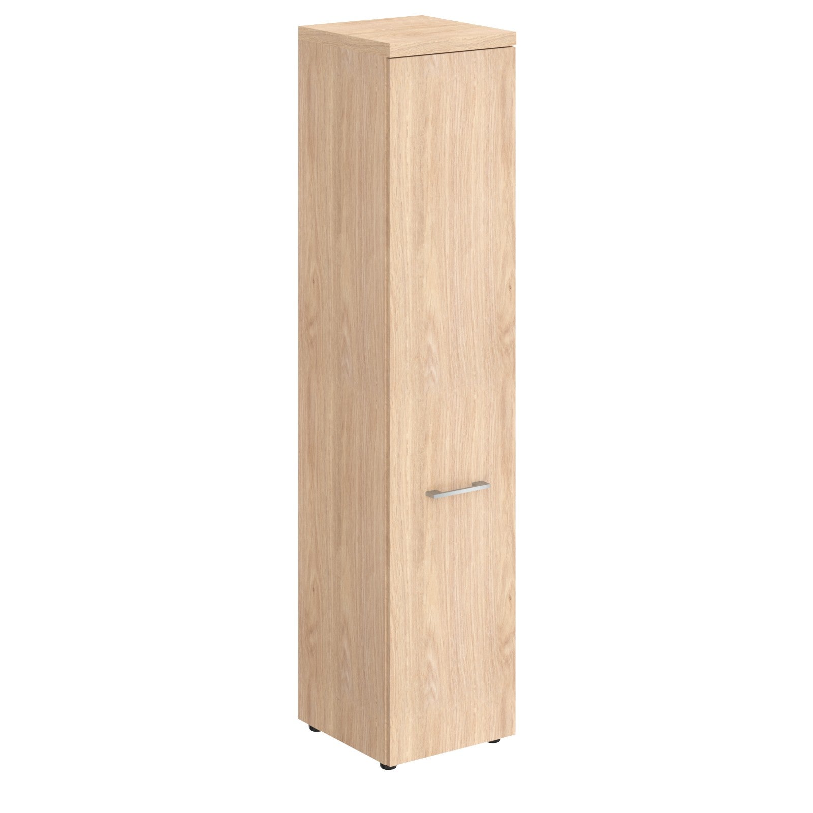HIGH EXECUTIVE FULL HEIGHT CABINET MADE IN E1 LAMINATE CHIPBOARD WITH WOODEN SWING DOOR AND GLOSSY ACRYLIC 3D 2MM EDGES by Treejar | Souqify