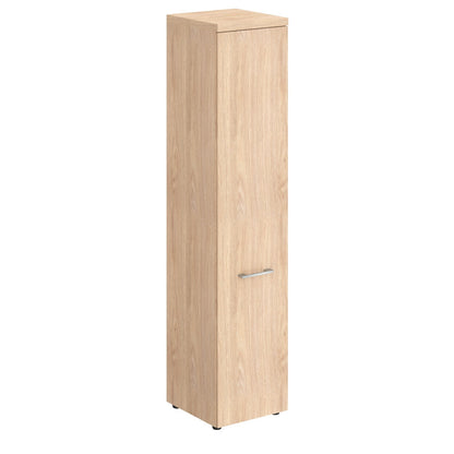 HIGH EXECUTIVE FULL HEIGHT CABINET MADE IN E1 LAMINATE CHIPBOARD WITH WOODEN SWING DOOR AND GLOSSY ACRYLIC 3D 2MM EDGES by Treejar | Souqify
