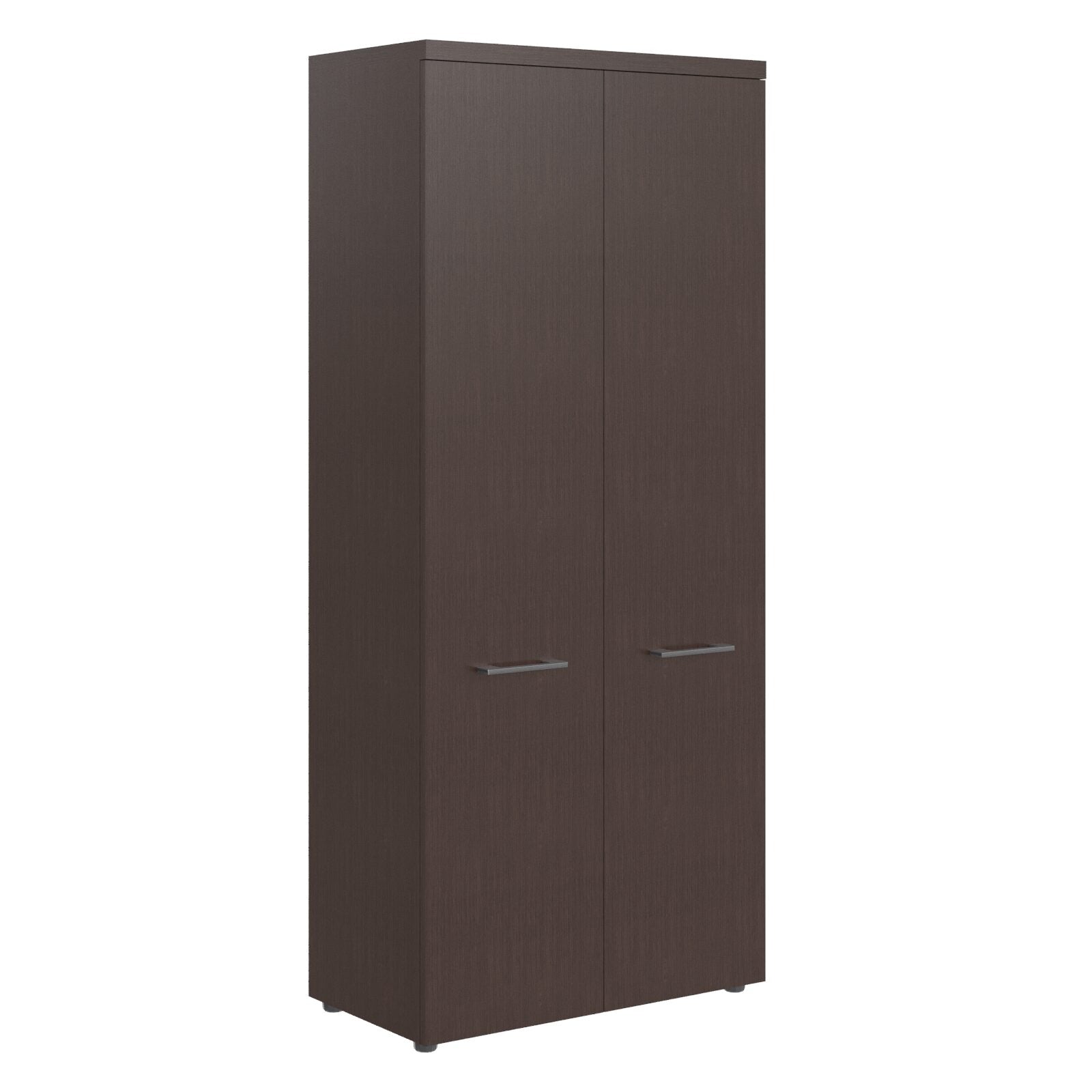 HIGH EXECUTIVE FULL HEIGHT CABINET MADE IN E1 LAMINATE CHIPBOARD WITH WOODEN SWING DOOR AND GLOSSY ACRYLIC 3D 2MM EDGES by Treejar | Souqify