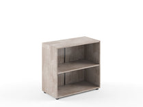 HIGH EXECUTIVE LOW HEIGHT CABINET MADE IN E1 LAMINATE CHIPBOARD WITH OPEN SHELVES by Treejar | Souqify