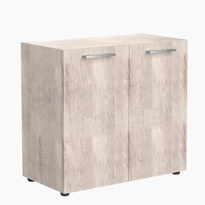 HIGH EXECUTIVE LOW HEIGHT CABINET, MADE IN E1 LAMINATE CHIPBOARD, WITH WOODEN SWING DOORS by Treejar | Souqify