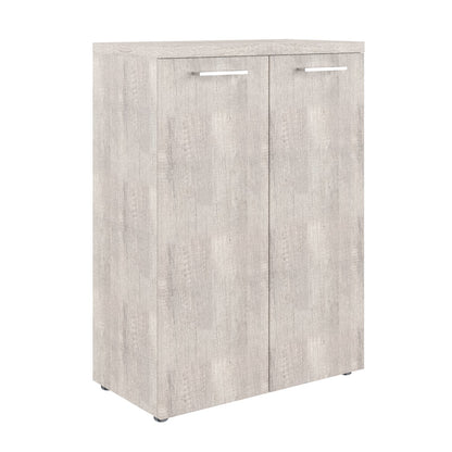 HIGH EXECUTIVE LOW HEIGHT CABINET, MADE IN E1 LAMINATE CHIPBOARD, WITH WOODEN SWING DOORS by Treejar | Souqify