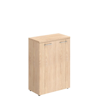 HIGH EXECUTIVE LOW HEIGHT CABINET, MADE IN E1 LAMINATE CHIPBOARD, WITH WOODEN SWING DOORS by Treejar | Souqify