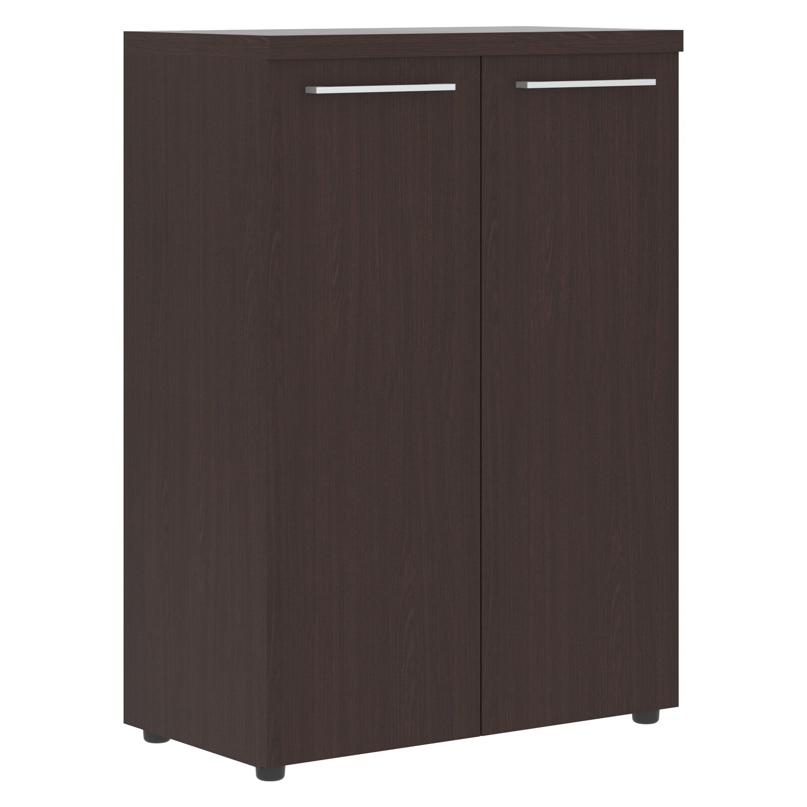 HIGH EXECUTIVE MEDIUM HEIGHT CABINET, MADE IN E1 LAMINATE CHIPBOARD, WITH SWING DOORS by Treejar | Souqify