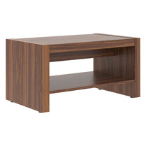 HIGH EXECUTIVE RECTANGULAR SHAPE COFFEE TABLE, MADE IN E1 LAMINATE CHIPBOARD, WITH SHELF BELOW by Treejar | Souqify