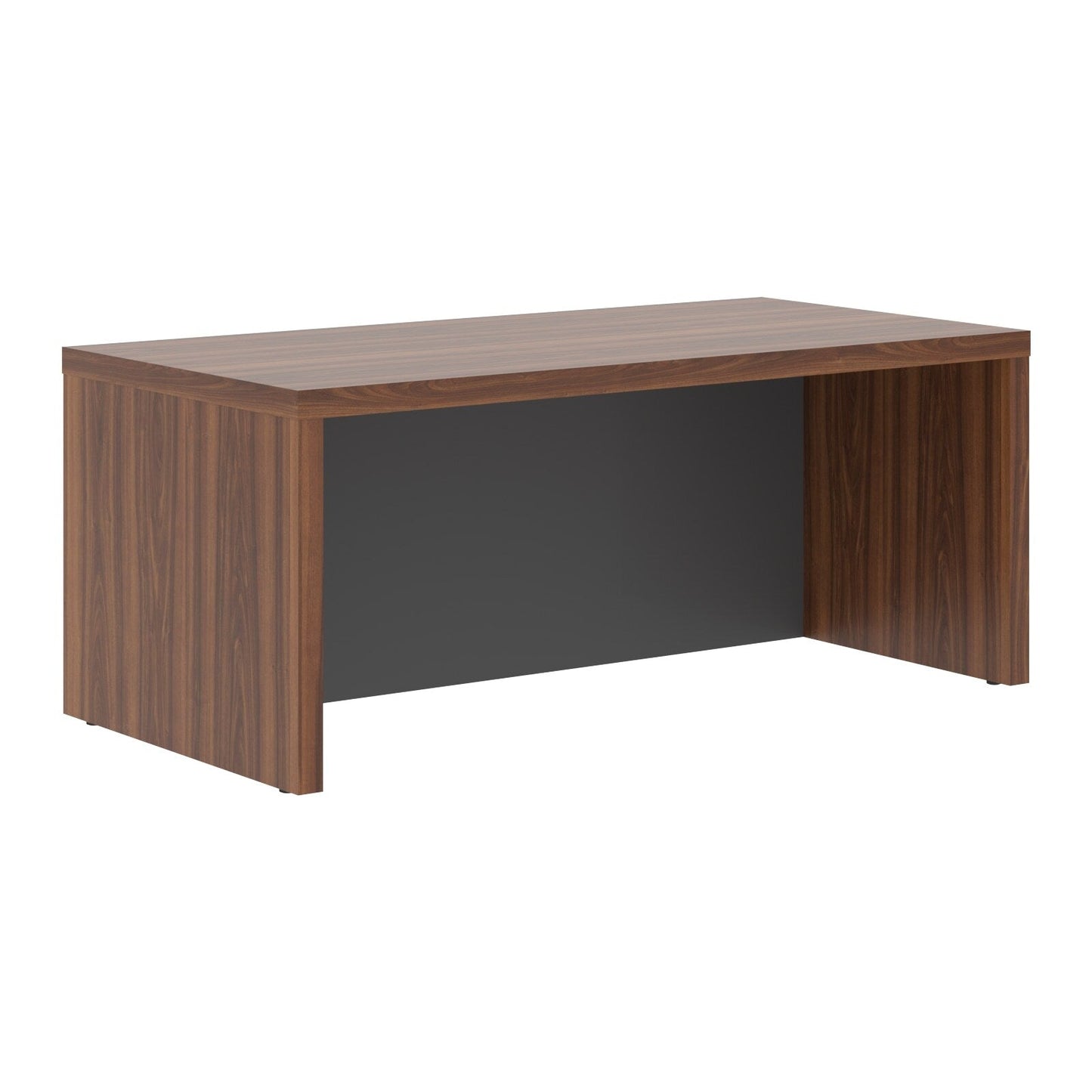 HIGH EXECUTIVE RECTANGULAR SHAPE DESK, MADE IN E1 LAMINATE CHIPBOARD, WITH FULL WOODEN MODESTY PANEL AND LEGS by Treejar | Souqify