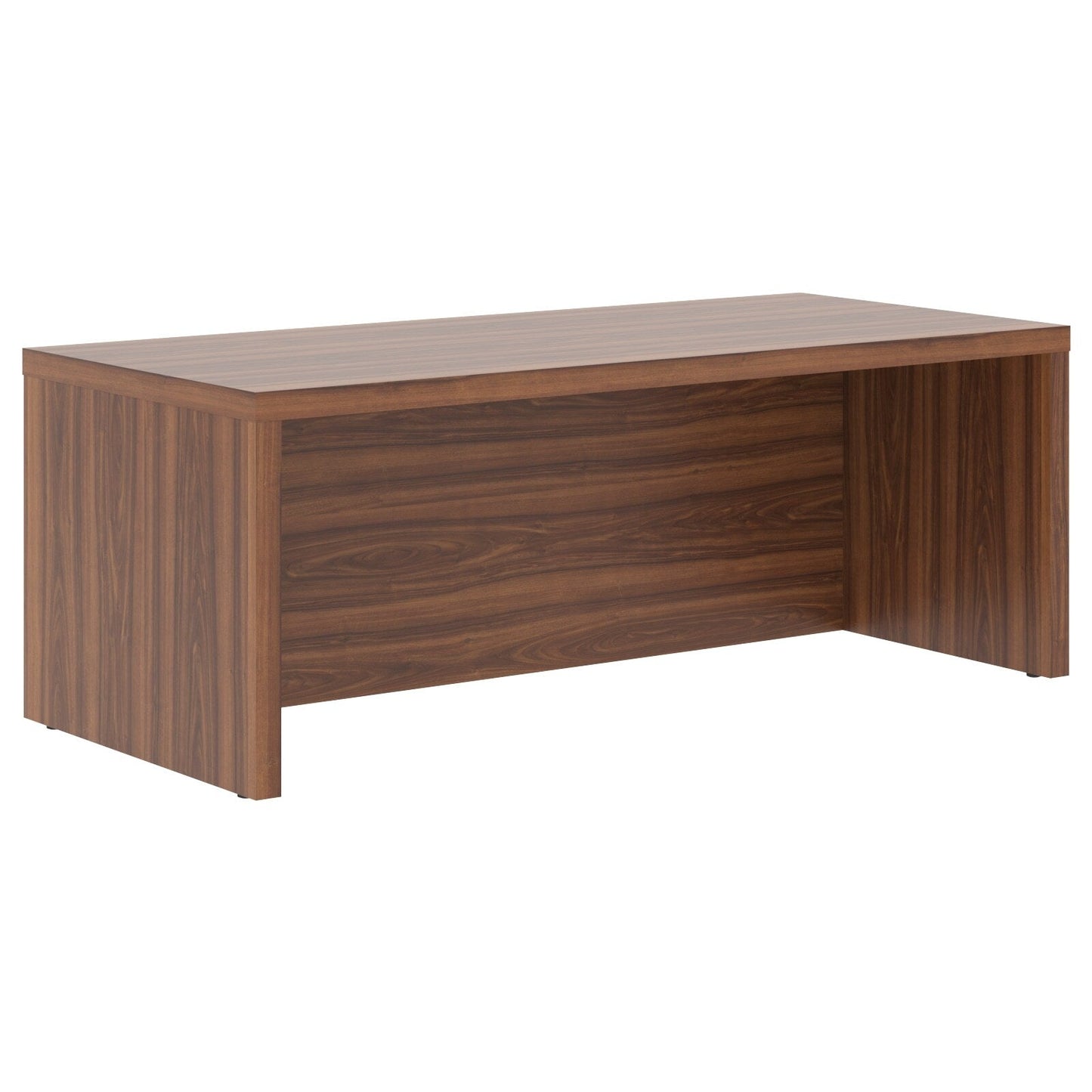 HIGH EXECUTIVE RECTANGULAR SHAPE DESK, MADE IN E1 LAMINATE CHIPBOARD, WITH FULL WOODEN MODESTY PANEL AND LEGS by Treejar | Souqify