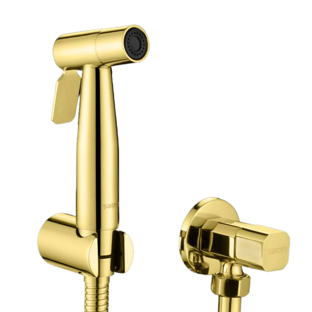 HS40 - Steel Series - Bidet Set & Angle Valve by TUSCANI | Souqify