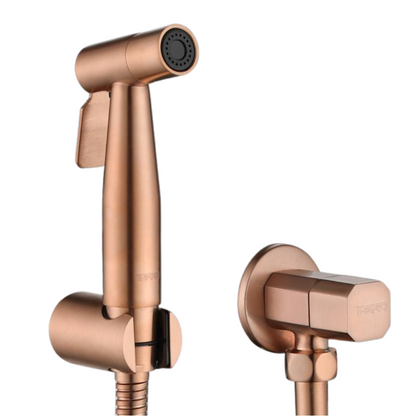 HS40 - Steel Series - Bidet Set & Angle Valve by TUSCANI | Souqify