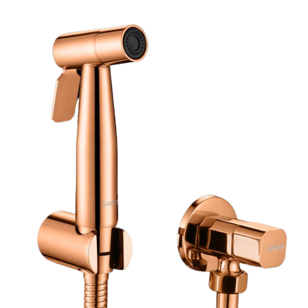 HS40 - Steel Series - Bidet Set & Angle Valve by TUSCANI | Souqify