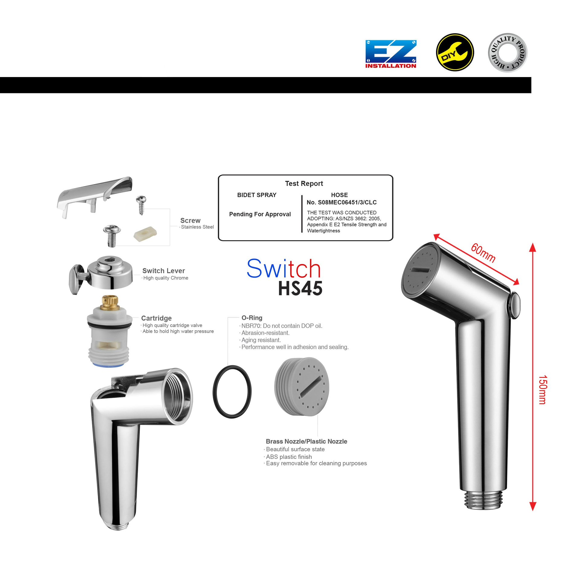 HS45BBOT - Switch Series - Bidet Only by TUSCANI | Souqify