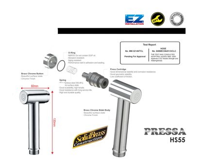 HS55BOT - Pressa Series - Bidet Only by TUSCANI | Souqify