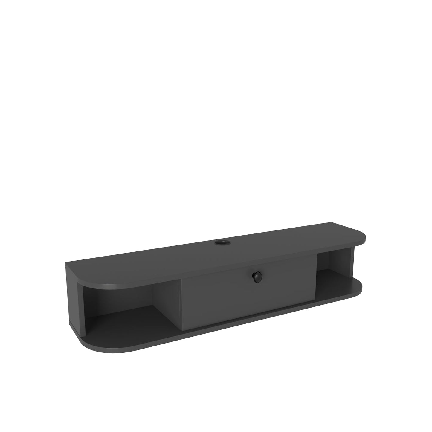 Ibarra 120 cm Asma TV Unit Antrasit by DECOROTIKA | Souqify