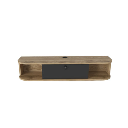 Ibarra 120 cm Asma TV Unit Ud Siyah by DECOROTIKA | Souqify
