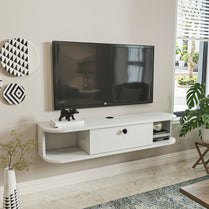 Ibarra 120 cm Asma TV Unit White by DECOROTIKA | Souqify