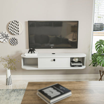 Ibarra 120 cm Asma TV Unit White by DECOROTIKA | Souqify