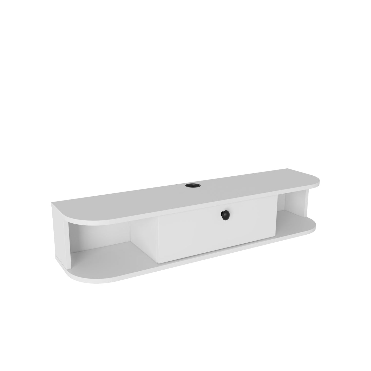 Ibarra 120 cm Asma TV Unit White by DECOROTIKA | Souqify