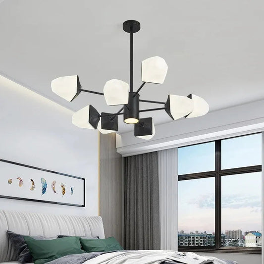 Ice cube chandelier Nordic personality molecular lamp modern magic bean lamp restaurant master bedroom clothing store lamps by Zhongsan | Souqify