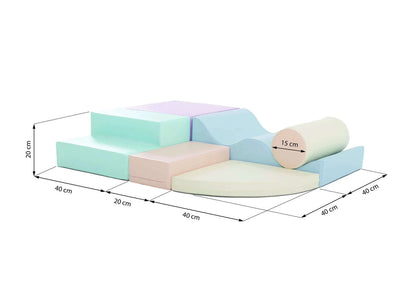 Soft Play Pastel Color Set: Safe and Colorful Fun