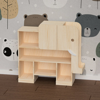 Elephant Shaped Book Shelf - Adorable and Functional Kids' Room Decor