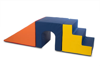 Soft Play Slide, Ladder, and Tunnel Set: Fun Combo for Kids"