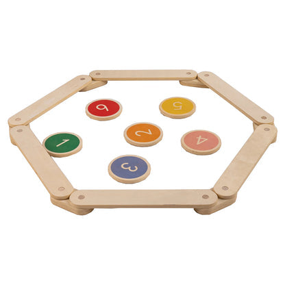 Balancing Beam with Stepping Stones - Kids Play Set
