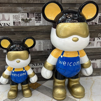 Mickey Mouse Gold & White Bear Bricks