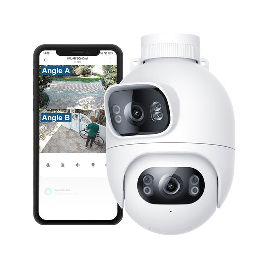 IMILAB EC6 Dual 2K WiFi Plug-in Spotlight Camera by Ji Ling | Souqify