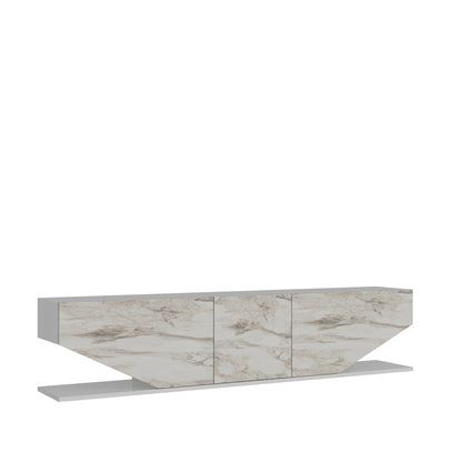 Inci TV Unit White Ephesus by DECOROTIKA | Souqify