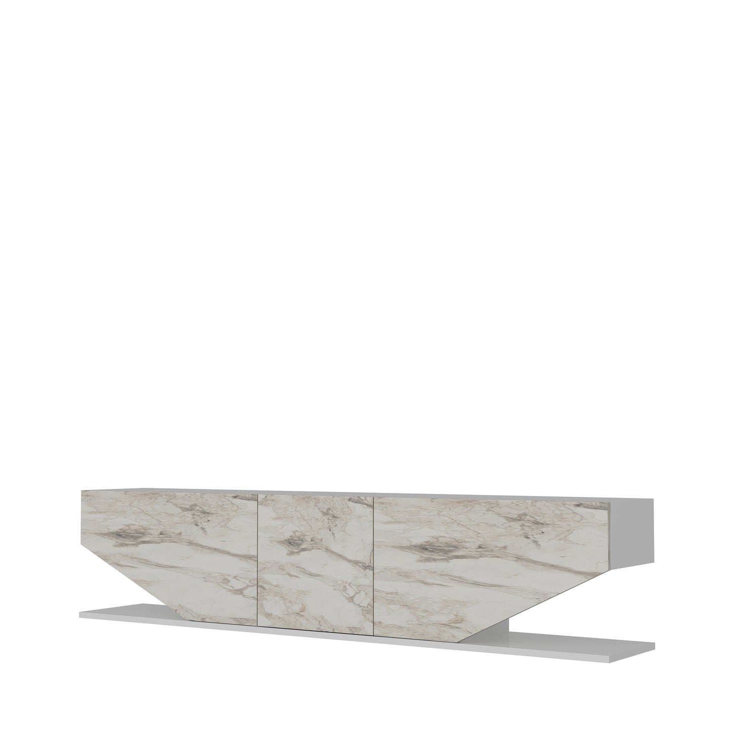 Inci TV Unit White Ephesus by DECOROTIKA | Souqify