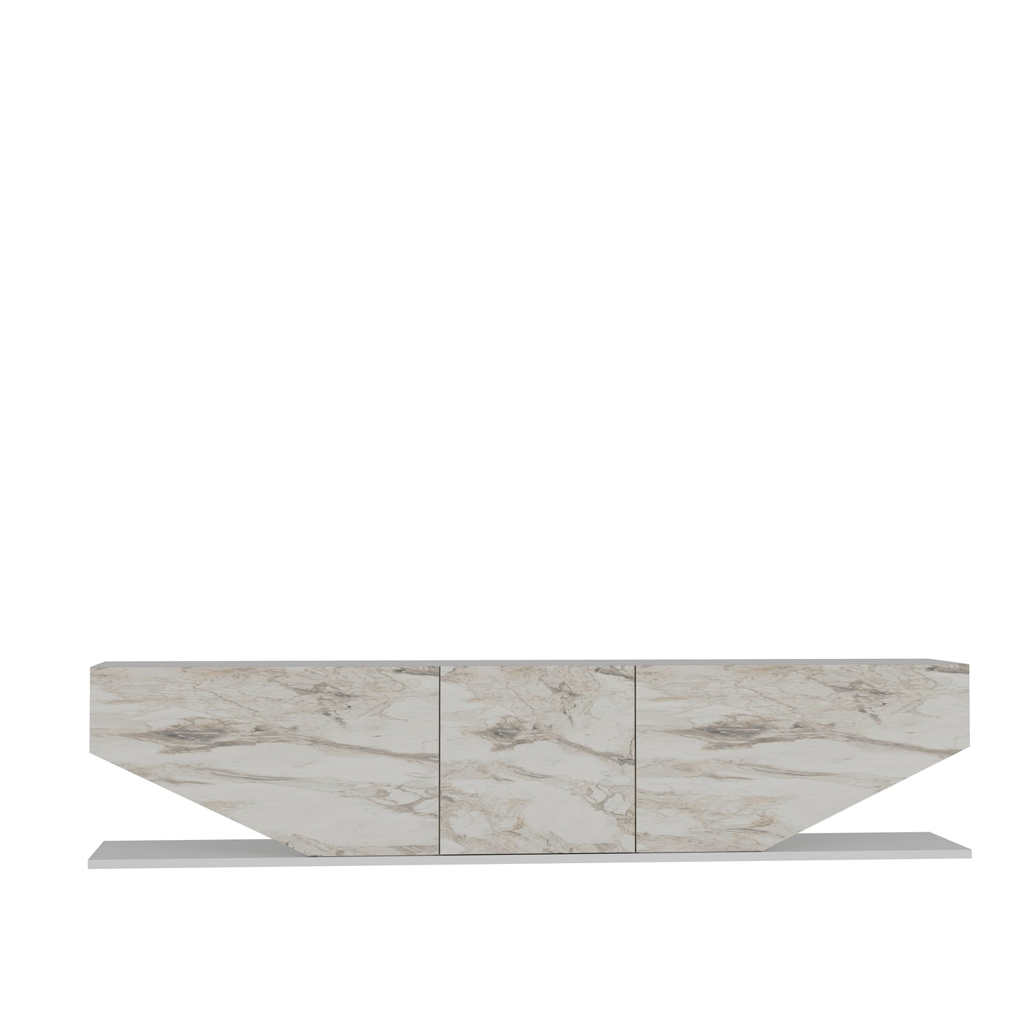 Inci TV Unit White Ephesus by DECOROTIKA | Souqify