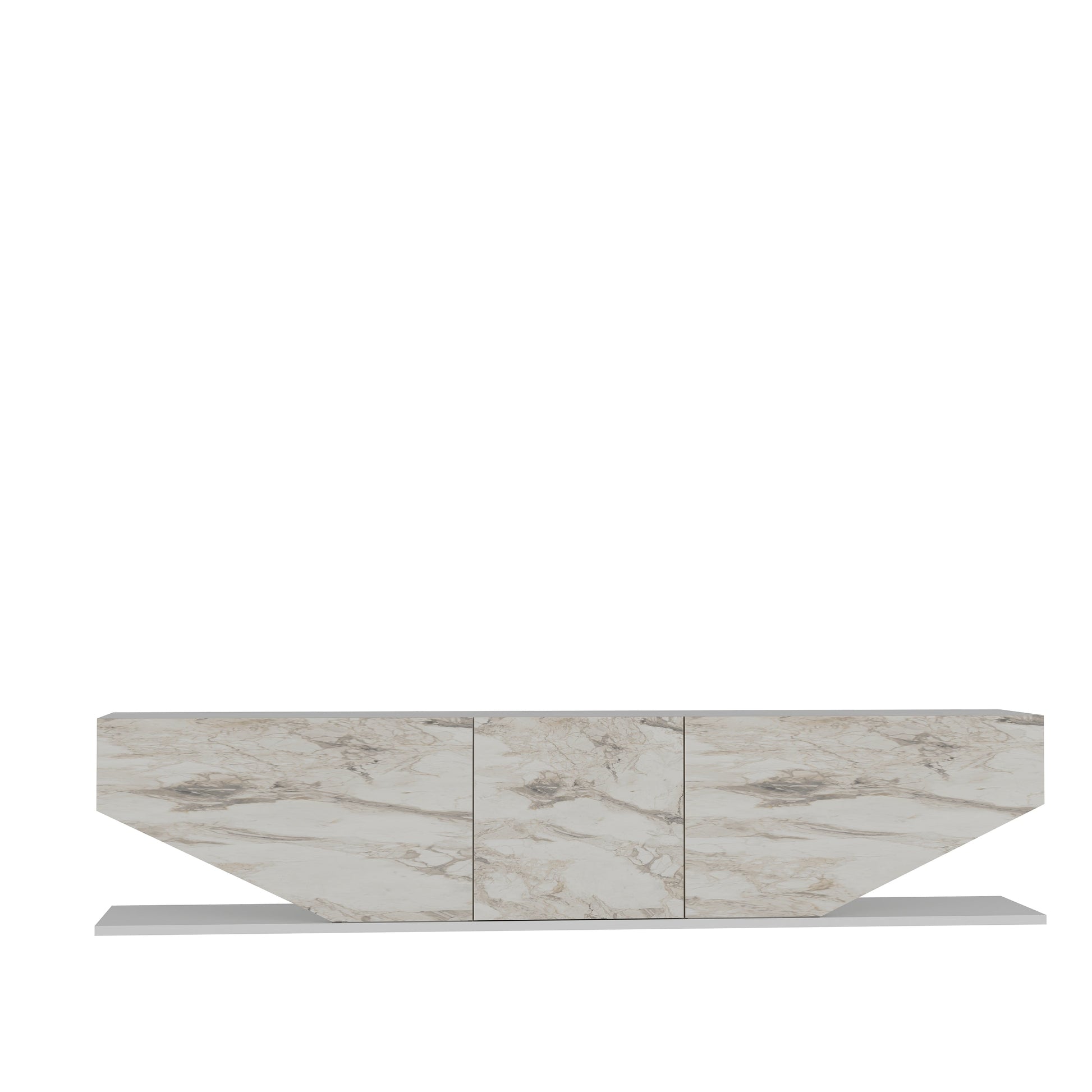 Inci TV Unit White Ephesus by DECOROTIKA | Souqify