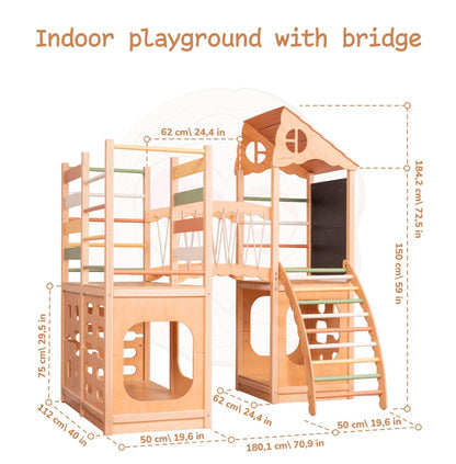 Indoor Playground Structure: Fun and Safe Play Area by Home Decor | Souqify