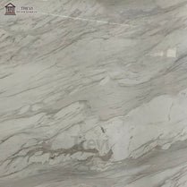 Italian Natural Stone White Carrara Volakas Champagne Marble Slab Tile For Wall by Vivid Tiles | Souqify