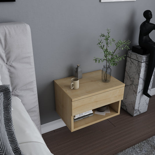 Jamot Floating NightUnit Oak by DECOROTIKA | Souqify