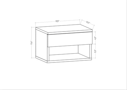 Jamot Floating NightUnit Oak by DECOROTIKA | Souqify