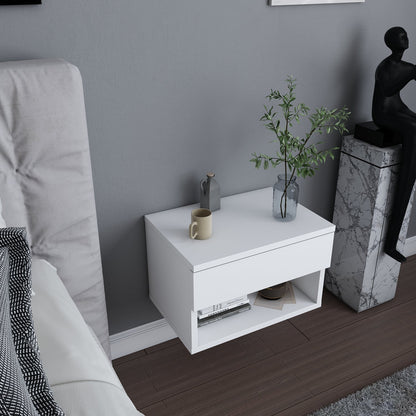 Jamot Floating NightUnit White by DECOROTIKA | Souqify