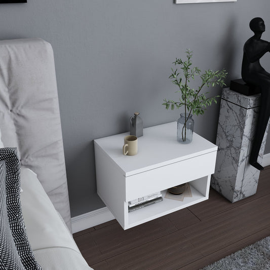 Jamot Floating NightUnit White by DECOROTIKA | Souqify